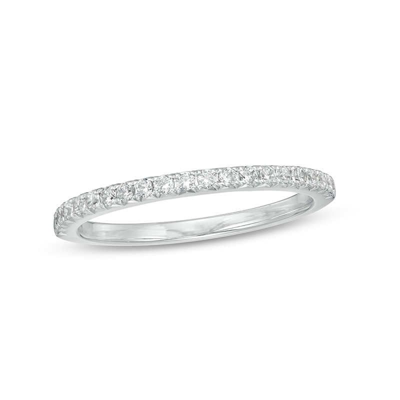 Main Image 1 of Previously Owned - 1/4 CT. T.W. Lab-Grown Diamond Band in 14K White Gold (F/VS2)
