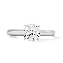 Previously Owned - 1 CT. Lab-Grown Diamond Solitaire Engagement Ring in 14K White Gold (F/VS2)
