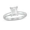 Thumbnail Image 1 of Previously Owned - 1 CT. Emerald-Cut Lab-Grown Diamond Solitaire Engagement Ring in 14K White Gold (F/VS2)