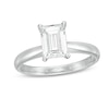 Thumbnail Image 1 of Previously Owned - 1-1/2 CT. Emerald-Cut Lab-Grown Diamond Solitaire Engagement Ring in 14K White Gold (F/VS2)