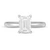 Thumbnail Image 4 of Previously Owned - 1-1/2 CT. Emerald-Cut Lab-Grown Diamond Solitaire Engagement Ring in 14K White Gold (F/VS2)
