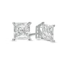 Thumbnail Image 1 of Previously Owned - 1 CT. T.W. Princess-Cut Lab-Grown Diamond Solitaire Stud Earrings in 14K White Gold (F/SI2)