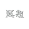 Thumbnail Image 1 of Previously Owned - 1-1/2 CT. T.W. Princess-Cut Lab-Grown Diamond Solitaire Stud Earrings in 14K White Gold (F/SI2)