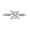 Thumbnail Image 4 of Previously Owned - 1-1/2 CT. Princess-Cut Lab-Grown Diamond Solitaire Engagement Ring in 14K White Gold (F/VS2)