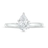 Thumbnail Image 4 of Previously Owned - 1 CT. Pear-Shaped Lab-Grown Diamond Solitaire Engagement Ring in 14K White Gold (F/VS2)