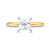 Thumbnail Image 4 of Previously Owned - 1-1/2 CT. Princess-Cut Lab-Grown Diamond Solitaire Engagement Ring in 14K Gold (I/SI2)