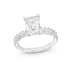 Thumbnail Image 1 of Previously Owned - Vera Wang Love Collection 2-1/3 CTW. Emerald-Cut Lab-Grown Diamond Engagement Ring in 14K White Gold