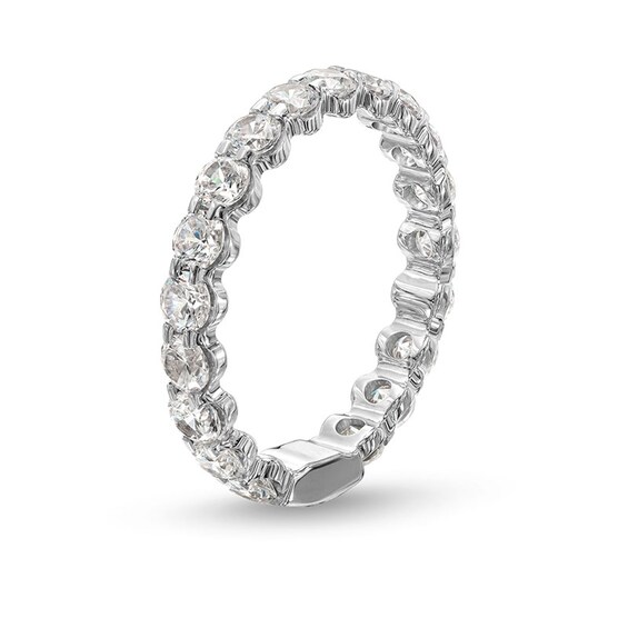 Previously Owned - 2 CT. T.w. Lab-Grown Diamond Eternity Anniversary Band in 14K White Gold (F/Vs2)