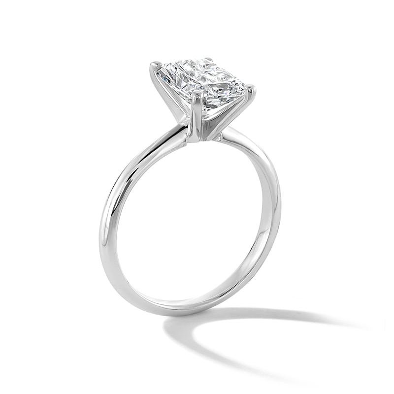 Main Image 3 of Previously Owned - 2 CT. Radiant-Cut Lab-Grown Diamond Solitaire Engagement Ring in 14K White Gold (F/VS2)