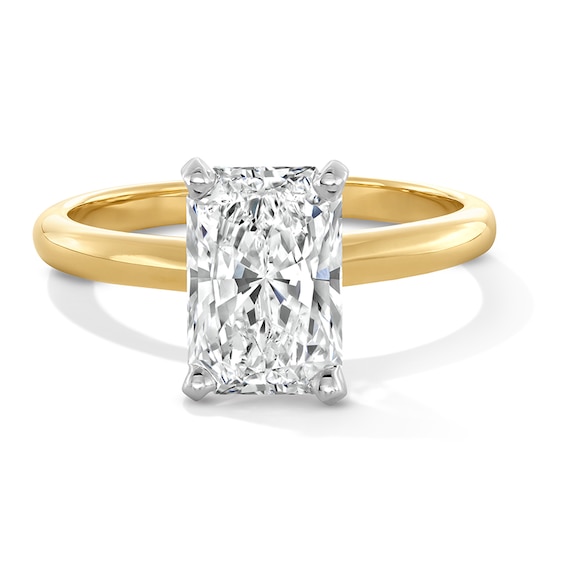 Previously Owned - 2 CT. Radiant-Cut Lab-Grown Diamond Solitaire Engagement Ring in 14K Gold (F/Vs2)