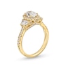 Thumbnail Image 3 of Previously Owned - 2 CT. T.W. Oval Lab-Grown Diamond Three-Stone Engagement Ring in 14K Gold (F/VS2)