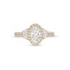 Thumbnail Image 4 of Previously Owned - 2 CT. T.W. Oval Lab-Grown Diamond Three-Stone Engagement Ring in 14K Gold (F/VS2)