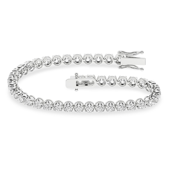 Previously Owned - CT. T.w. Lab-Grown Diamond Tennis Bracelet in 14K Gold (F/Si2