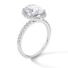 Thumbnail Image 2 of Previously Owned - 3-1/2 CT. T.W. Oval Lab-Grown Diamond Frame Engagement Ring in 14K White Gold (F/VS2)