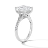 Thumbnail Image 3 of Previously Owned - 4-1/2 CT. T.W. Princess-Cut Lab-Grown Diamond Split Shank Engagement Ring in 14K White Gold (F/SI2)
