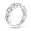Thumbnail Image 2 of Previously Owned - 3 CT. T.W. Emerald-Cut Lab-Grown Diamond Seven Stone Anniversary Band in 14K White Gold (F/SI2)