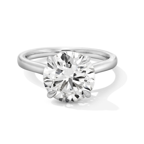 Previously Owned - 4 CT. Lab-Grown Diamond Solitaire Engagement Ring in 14K White Gold (F/Vs2)