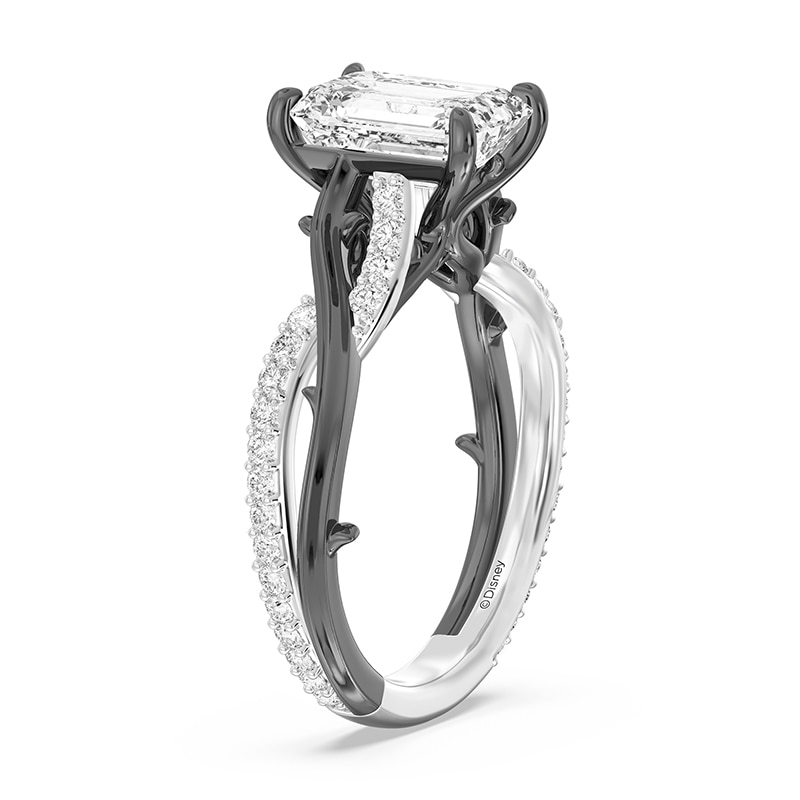 Main Image 2 of Previously Owned - Enchanted Star Villains Maleficent 2-1/4 CT. T.W. Radiant Lab-Grown Diamond Ring in White Gold