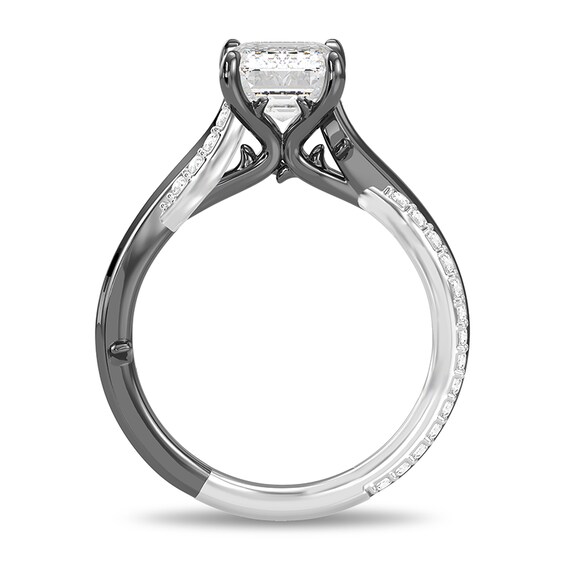 Previously Owned - Enchanted Star Villains Maleficent 2-1/4 CT. T.w. Radiant Lab-Grown Diamond Ring in White Gold