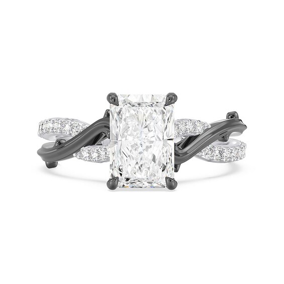 Previously Owned - Enchanted Star Villains Maleficent 2-1/4 CT. T.w. Radiant Lab-Grown Diamond Ring in White Gold