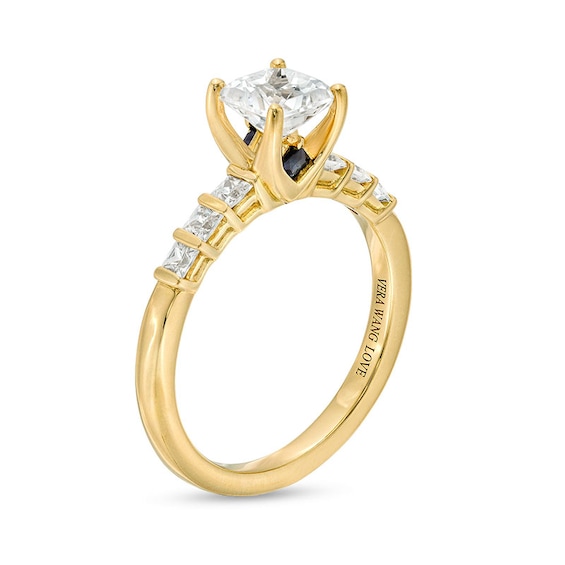Previously Owned - Vera Wang Love Collection 1 CT. T.w. Princess-Cut Diamond Engagement Ring in 14K Gold