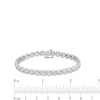 Thumbnail Image 4 of Previously Owned - 1 CT. T.W. Diamond Circles Line Bracelet in 10K White Gold