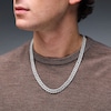 Thumbnail Image 2 of Previously Owned - 5 CT. T.W. Diamond Cuban Curb Chain Necklace in Sterling Silver - 22"
