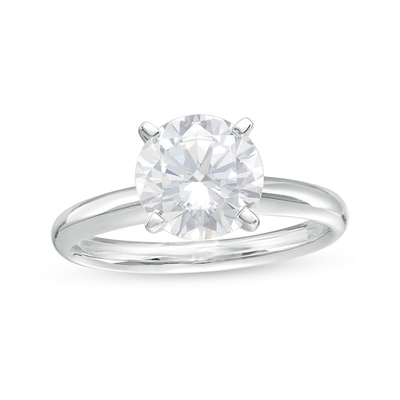 Previously Owned - 2 CT. T.w. Lab-Grown Diamond Solitaire Engagement Ring in 14K White Gold (F/Vs2)