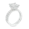 Thumbnail Image 3 of Previously Owned - 3 CT. T.W. Princess-Cut Lab-Grown Diamond Bridal Set in 14K White Gold (I/SI2)