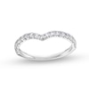 Thumbnail Image 1 of Previously Owned - 3/8 CT. T.W. Lab-Grown Diamond Contour Anniversary Band in 14K White Gold (F/VS2)