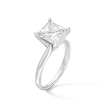 Thumbnail Image 3 of Previously Owned - 3 CT. Princess-Cut Lab-Grown Diamond Solitaire Engagement Ring in 14K White Gold (F/VS2)