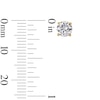 Thumbnail Image 3 of Previously Owned - 1 CT. T.W. Lab-Grown Diamond Solitaire Stud Earrings in 14K Gold (F/SI2)