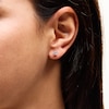 Thumbnail Image 2 of Previously Owned - 3/4 CT. T.W. Lab-Grown Diamond Solitaire Stud Earrings in 14K Gold (F/SI2)