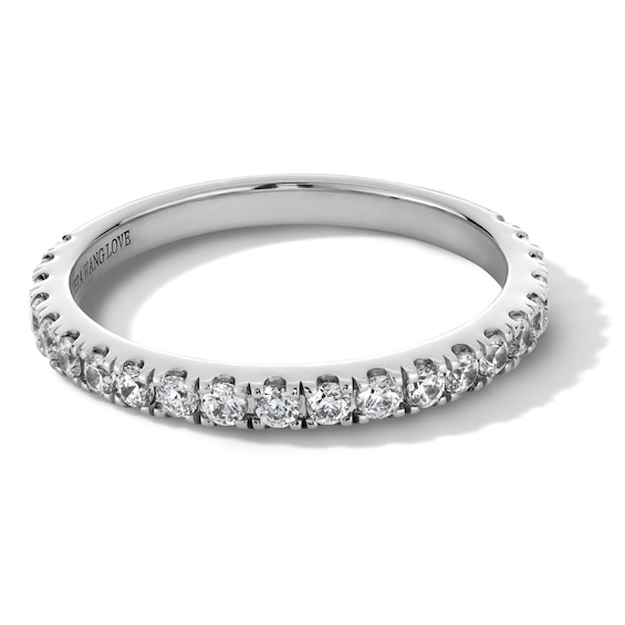 Previously Owned - Vera Wang Love Collection 1/2 CT. T.w. Lab-Grown Diamond Anniversary Band in 14K White Gold