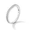 Thumbnail Image 2 of Previously Owned - Vera Wang Love Collection 1/3 CT. T.W. Lab-Grown Diamond Contour Anniversary Band in 14K White Gold