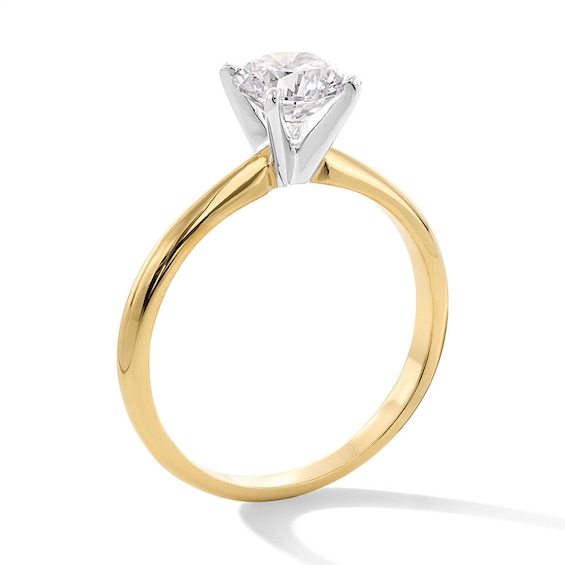 Previously Owned - 1 CT. Lab-Grown Diamond Solitaire Engagement Ring in 14K Gold (F/Vs2)