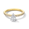 Thumbnail Image 1 of Previously Owned - 1 CT. T.W. Pear-Shaped Lab-Grown Diamond Engagement Ring in 14K Gold (F/SI2)