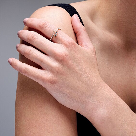 Previously Owned - 1/2 CT. T.w. Lab-Grown Diamond Bypass Ring in 10K Gold (F/Vs2)