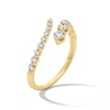 Thumbnail Image 3 of Previously Owned - 1/2 CT. T.W. Lab-Grown Diamond Bypass Ring in 10K Gold (F/VS2)