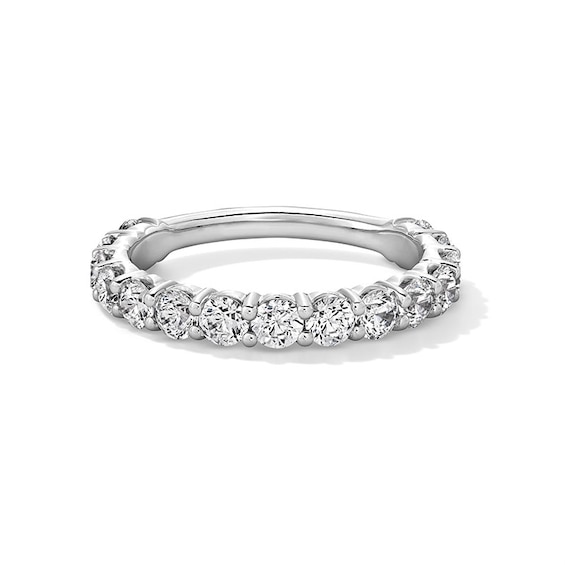 Previously Owned - Vera Wang Love Collection 1-3/8 CT. T.w. Lab-Grown Diamond Anniversary Band in 14K White Gold
