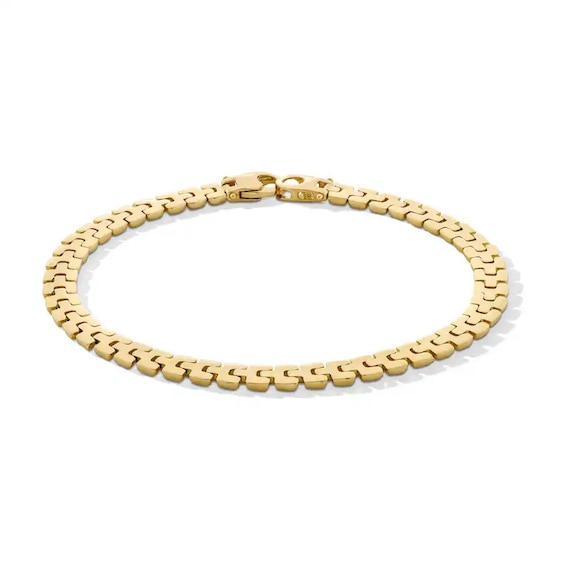 Previously Owned - 5.0mm Panther Link Bracelet in Solid 10K Gold - 7.5"