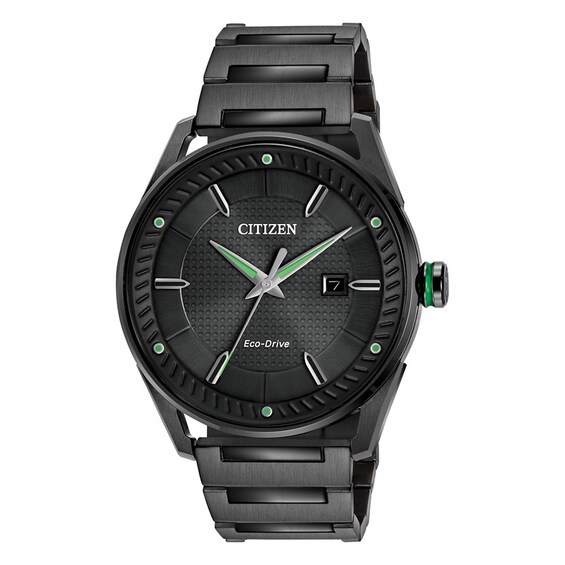 Previously Owned - Men's Drive from Citizen Eco-Drive® CTO Black IP Watch with Black Dial (Model: Bm6985-55E)