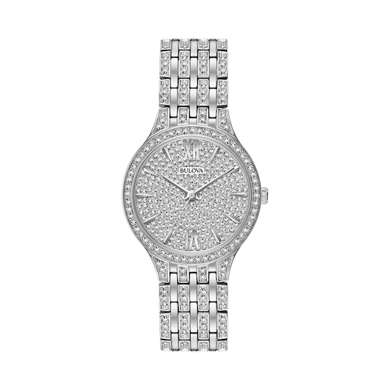 Previously Owned - Ladies' Bulova Crystal Accent Watch (Model: 96L243)