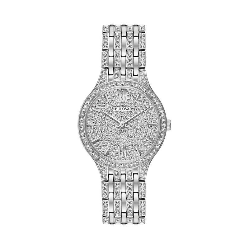 Main Image 1 of Previously Owned - Ladies' Bulova Crystal Accent Watch (Model: 96L243)