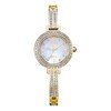 Thumbnail Image 1 of Previously Owned - Ladies' Citizen Eco-Drive® Silhouette Crystal Gold-Tone Bangle Watch (Model: EM0862-56D)
