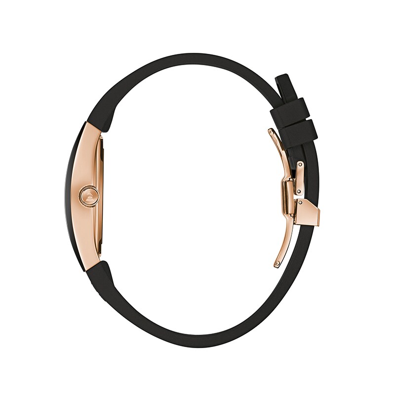 Main Image 2 of Previously Owned - Men's Special Edition Bulova Modern Latin GRAMMY® Gemini Watch with Tonneau Black Dial (Model: 97A163)