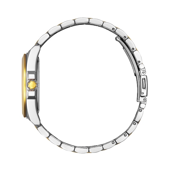 Previously Owned - Ladies' Citizen Eco-Drive® Corso Two-Tone Watch with Mother-of-Pearl Dial (Model: Eo1224-54D)