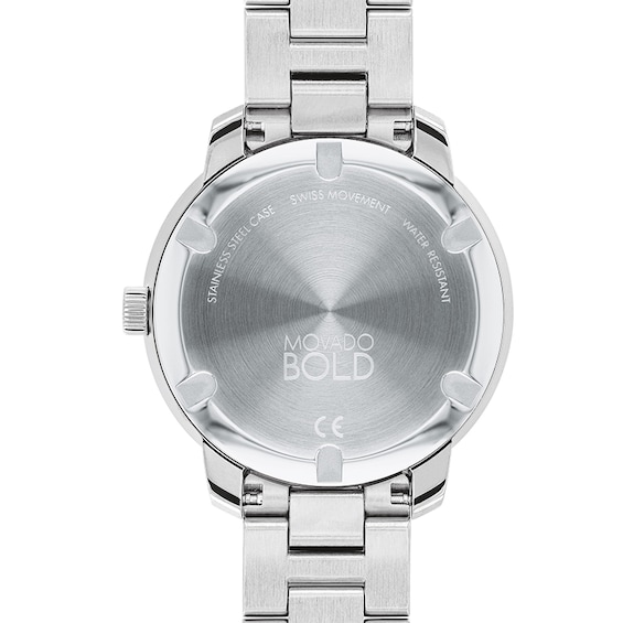 Previously Owned - Ladies' Movado Bold® Verso Two-Tone IP Watch with Silver-Tone Dial (Model: 3600749)
