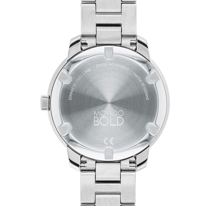 Main Image 3 of Previously Owned - Ladies' Movado Bold® Verso Two-Tone IP Watch with Silver-Tone Dial (Model: 3600749)