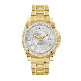 Previously Owned - Men's Bulova Precisionist Champlain 3/4 CT. T.W Diamond Gold-Tone Watch (Model:&nbsp;98J120)